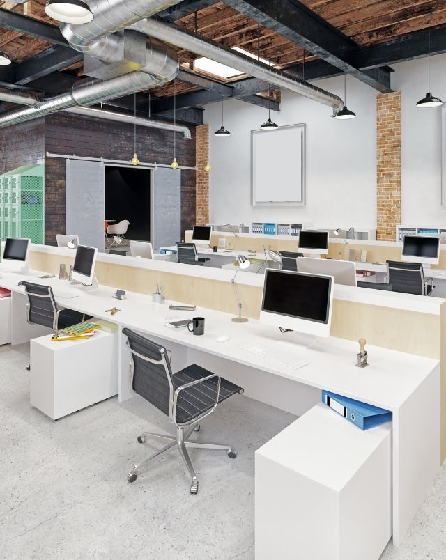 Minimalist office interior