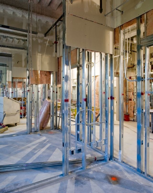 Steel frame construction